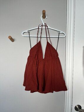 H&M babydoll halter top